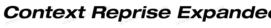 Context Reprise Expanded SSi Bold Expanded字体转换